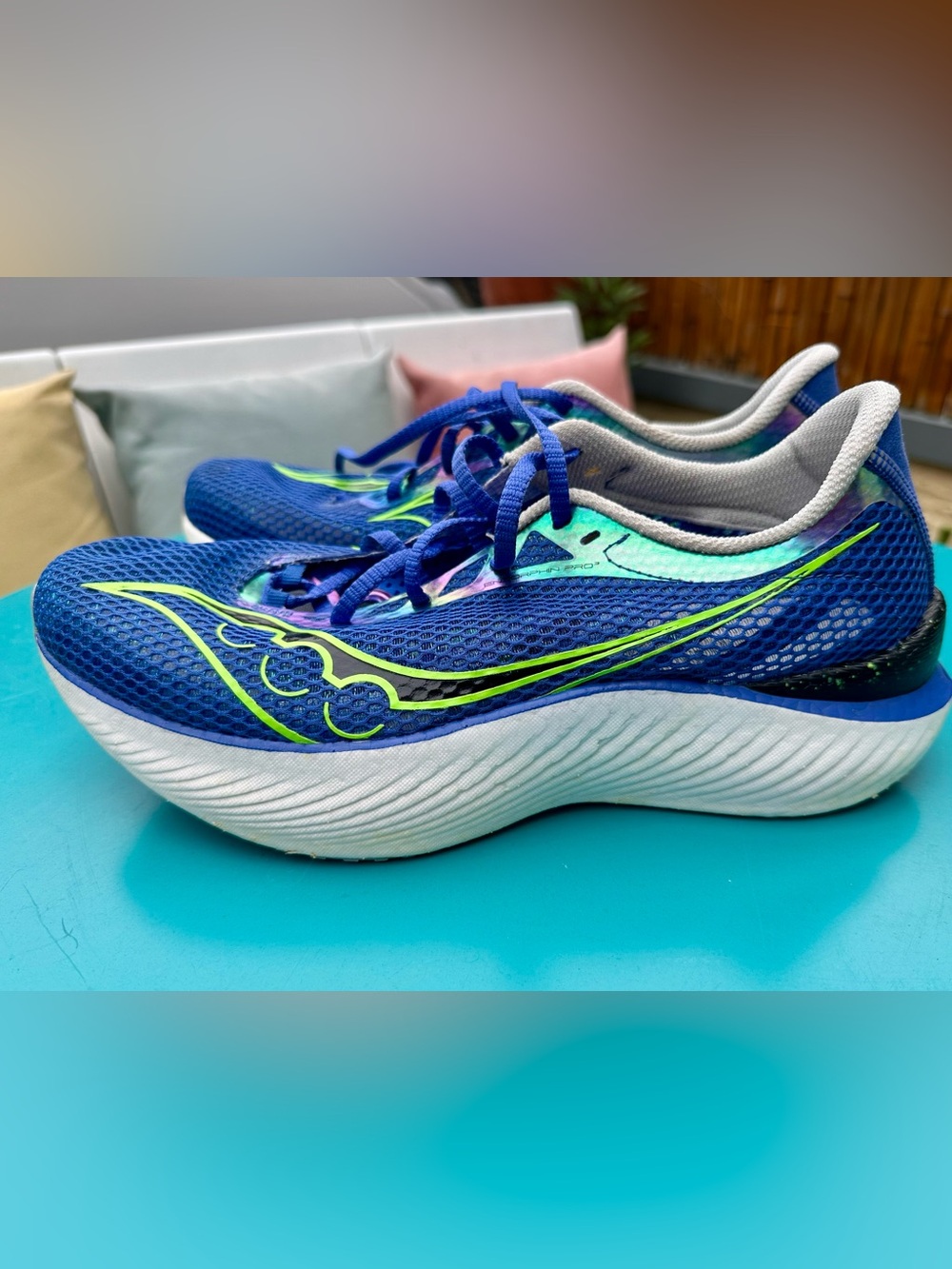 Saucony Men’s Endorphin Speed 3, Blue 10.5
